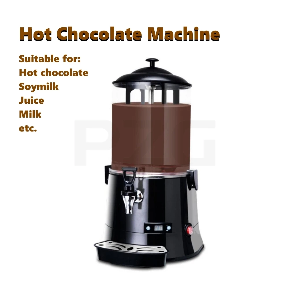 Commercial Hot Chocolate Machine 10L Drinking Hot Chocolate Dispenser Milk Tea Soy Bean Coffee Wine Dispenser Cooking Appliance