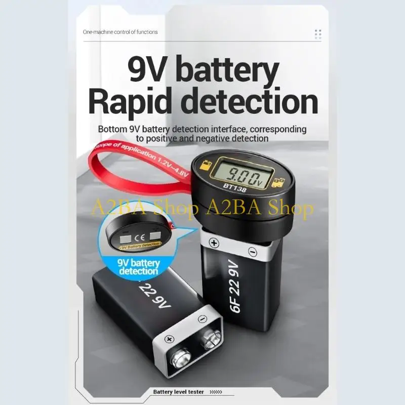 A2BA Lightweight Battery Analyzers For Quick Voltages Checks On Various Battery Types