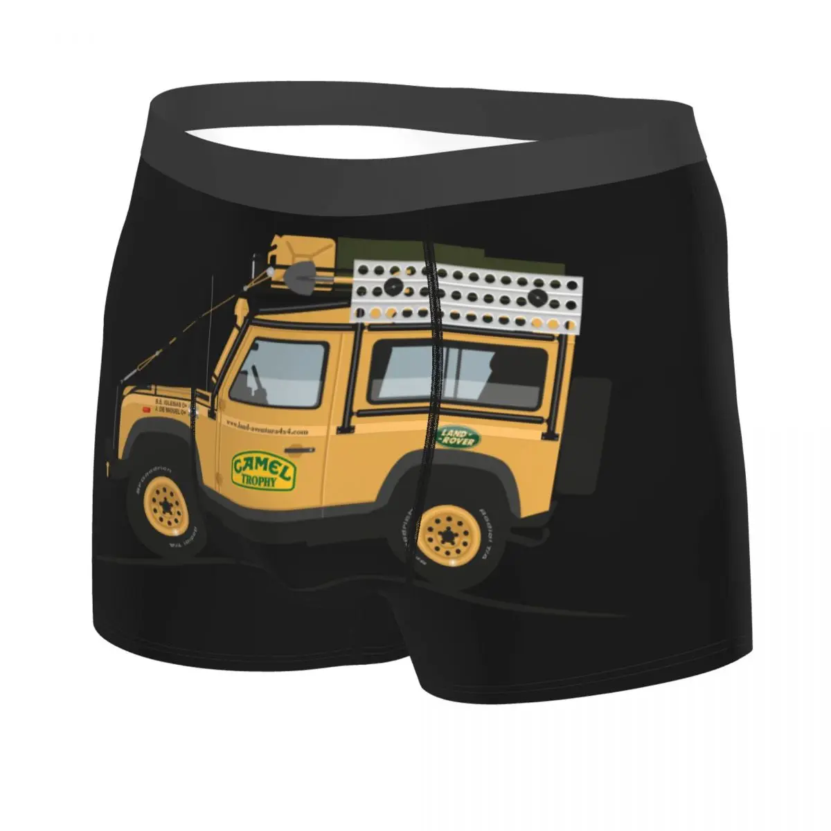 Novelty Camel Trophy Defender 110 Boxers Shorts Panties Men's Underpants Comfortable Briefs Underwear