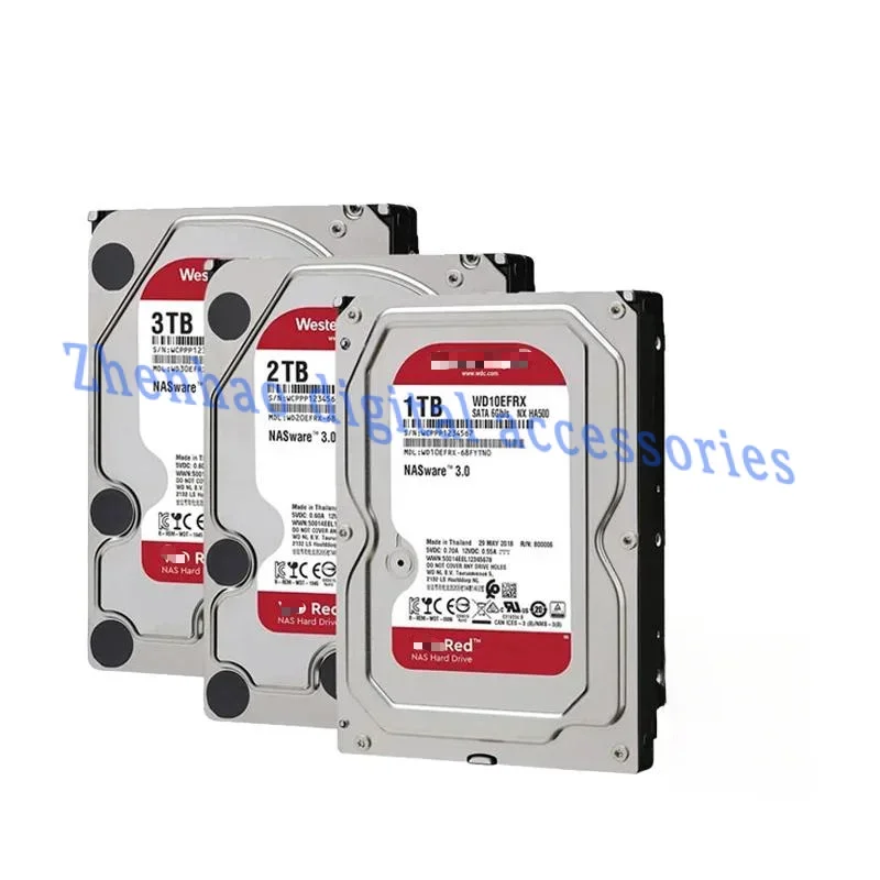 Original para Western Digital WD Red NAS 4TB 3TB 3,5 "disco duro interno HDD SATA 6GB/S 2TB 1TB 64MB Cache