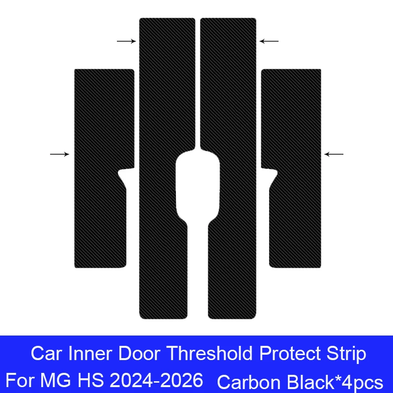 Car B-Pillar Door Anti-Kicks Protect Pad For MG HS 2019-2026 Auto Trunk Anti-Dirty Scratch Resistant Interior Accessories - Image 4