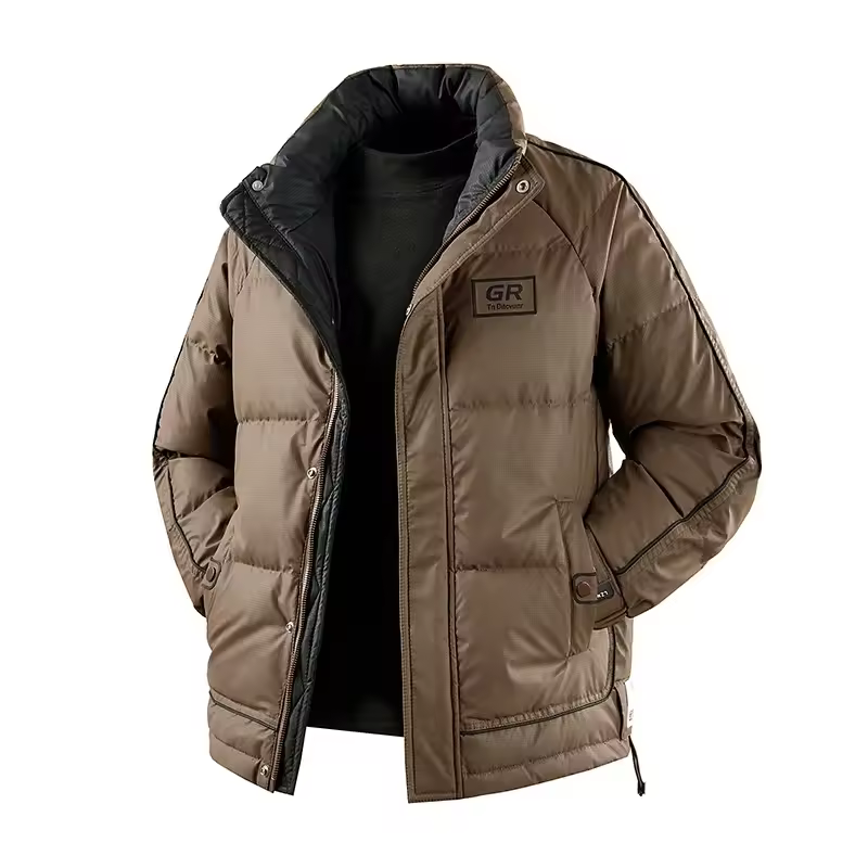 Winter Men White Duck Down Jackets Windproof Casual Outdoor Puffer Jacket Man Streetwear Padded Coat Male Down-Filled Clothes