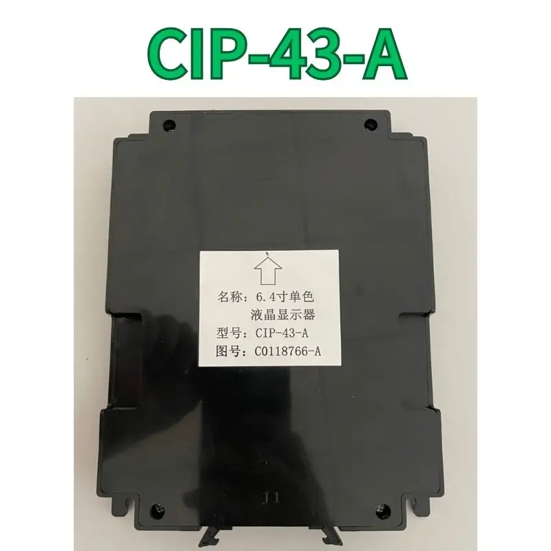 second-hand 6.4 inch monochrome LCD display CIP-43-A C0118766-A in elevator car test OK Fast Shipping