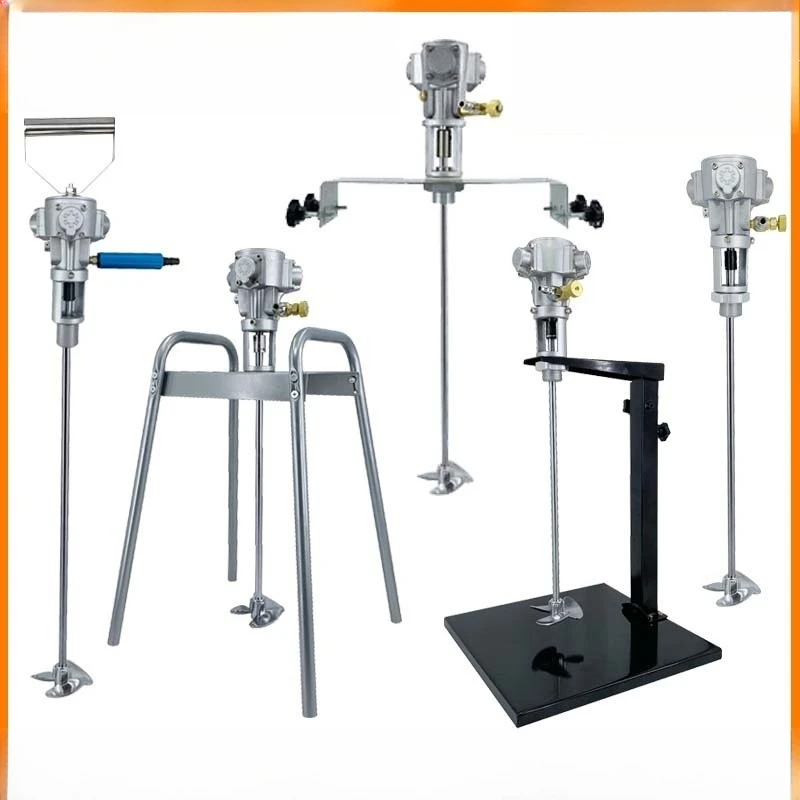

Pneumatic mixer paint coating hand-held lifting platform stainless steel explosion-proof ink worker