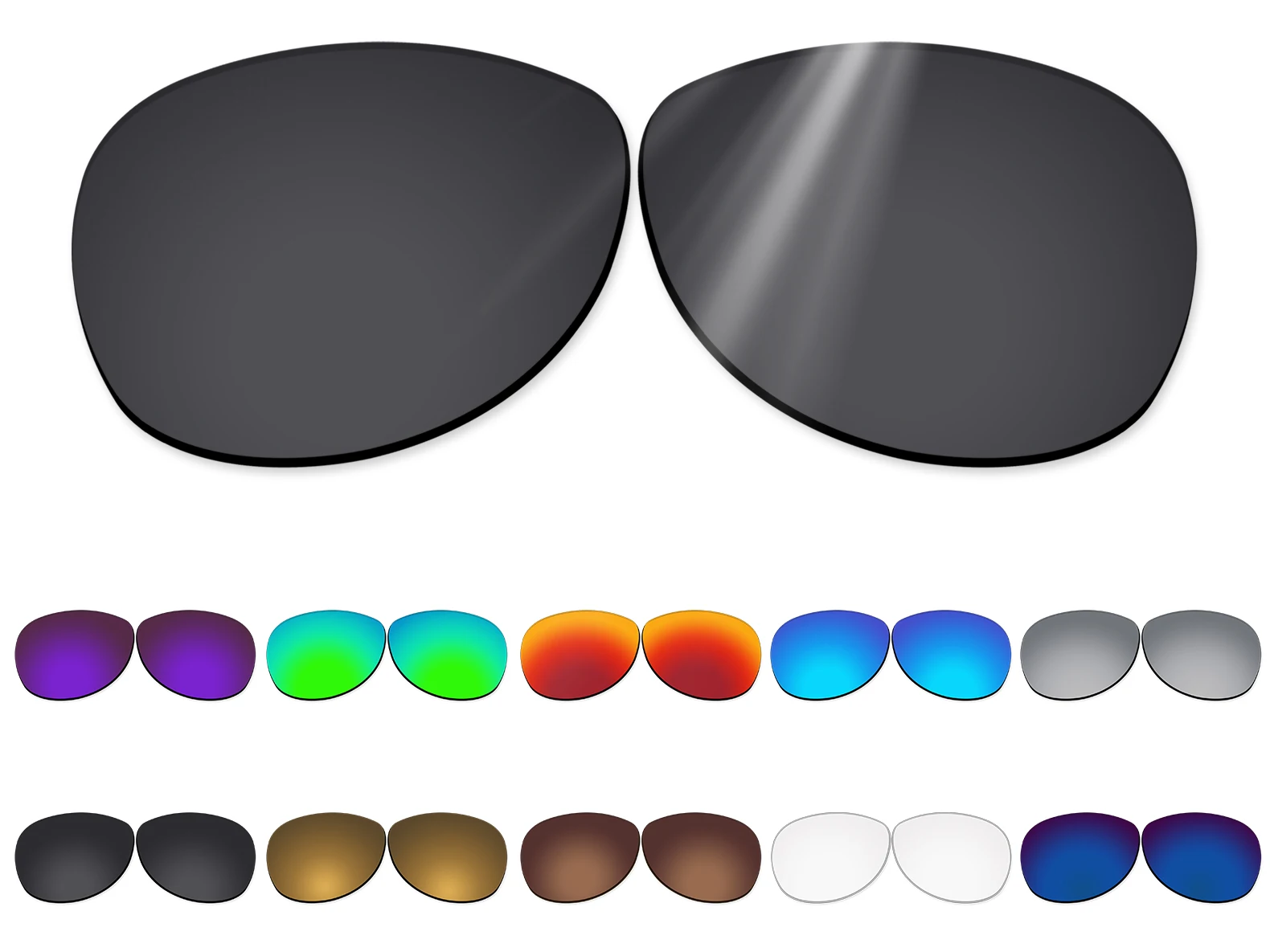 Glintbay Performance Polarized Replacement Lenses for Ray-Ban RB3386 63mm RB3386-63 Sunglasses -Multiple Colors