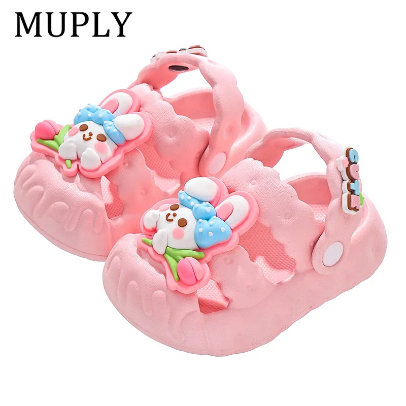เด็กรองเท้าแตะขี้เล่นการ์ตูนเด็ก Clog รองเท้าหลุมสําหรับฤดูร้อนหญิงและชาย Soft-Soled รองเท้าแตะในร่มลื่นใหม่