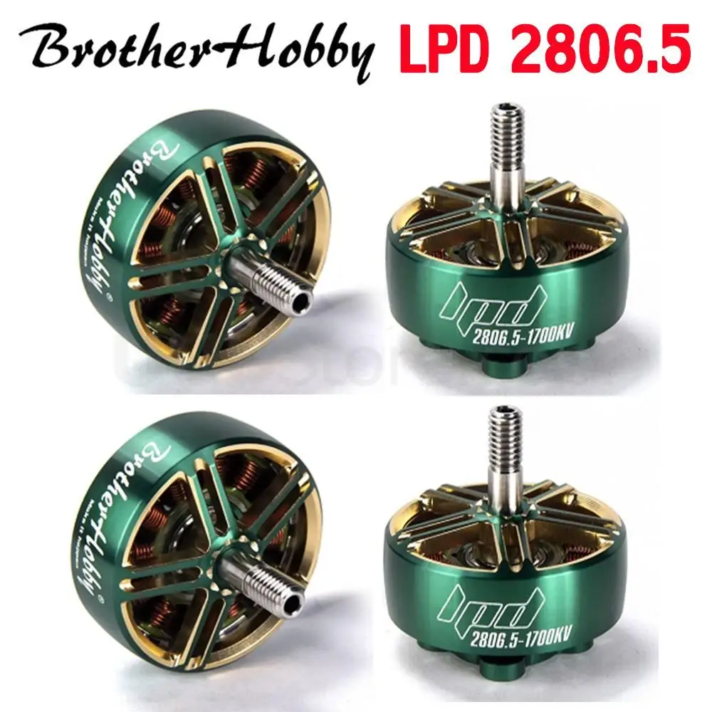 

Brotherhobby LPD 2806.5 1300KV / 1700KV Brushless Motors 4-6S 6-7inch propeller for FPV Racing Drone and FPV RC Multicopter