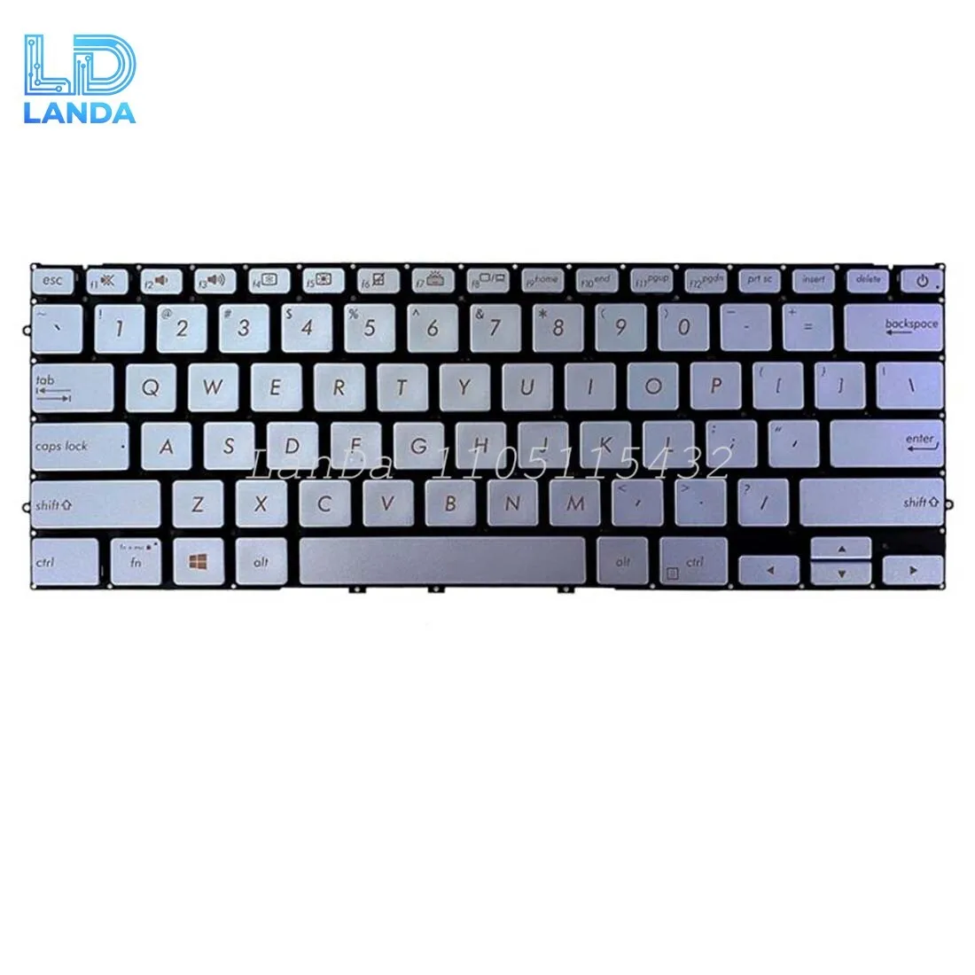Laptop Keyboard For ASUS ZenBook UX392 UX392F S13 Baby Blue US Backlit