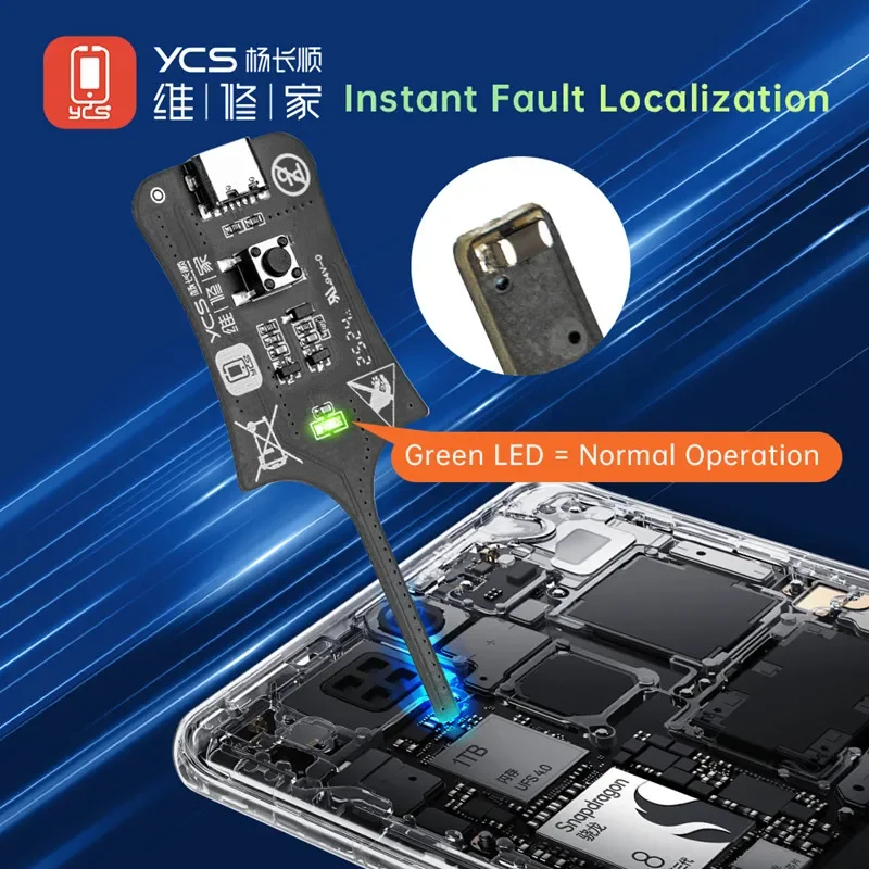 YCS Inductance Tester for Mobile Phone Maintenance High Precision Motherboard Faults Detection Electromagnetic Induction Meter