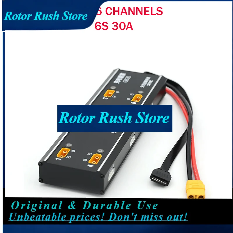 RoRuSSKYRC G630 Charging Hub Charging Management System Paired PC1080 Charger Batteries 6 In 1 1080 1300 2100W G630 G1220