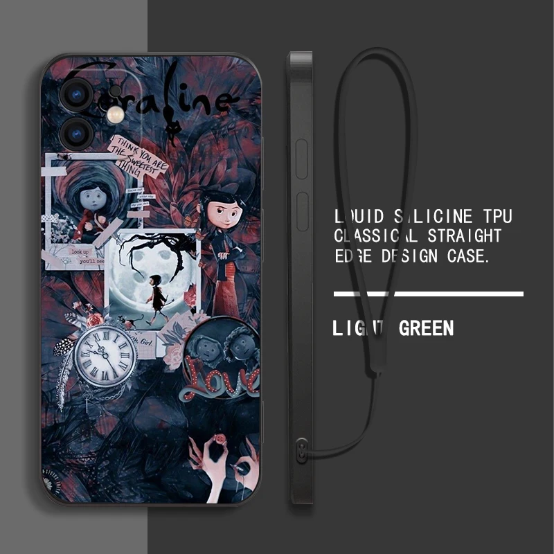 Coraline And The Magic Door Phone Case For Xiaomi Redmi Note 12 12S 12C 10 10C 10A 10T 9A 11 11S 11T Pro Plus 4G 5G Soft Cover