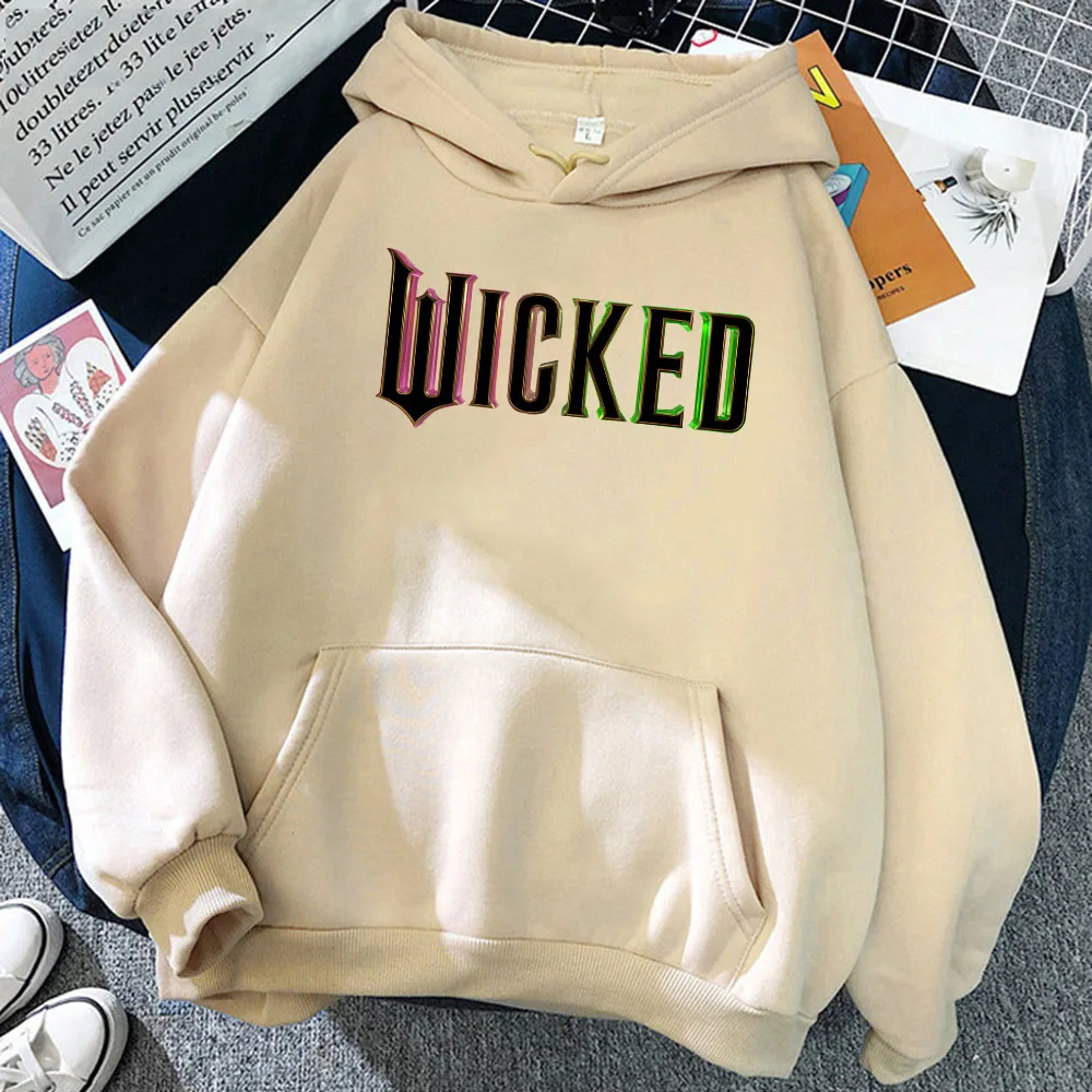 Wicked Pink and Green Sweatshirt  Hoodie Men Women Pullover Coats Unisex