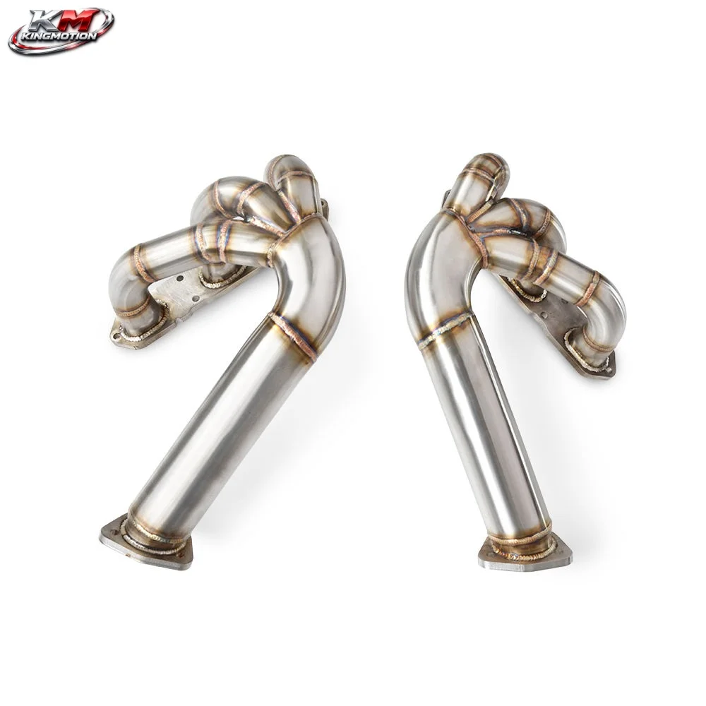 

For 987.2 Boxster Custom Exhaust Manifold Brushed Gold TIG Welding