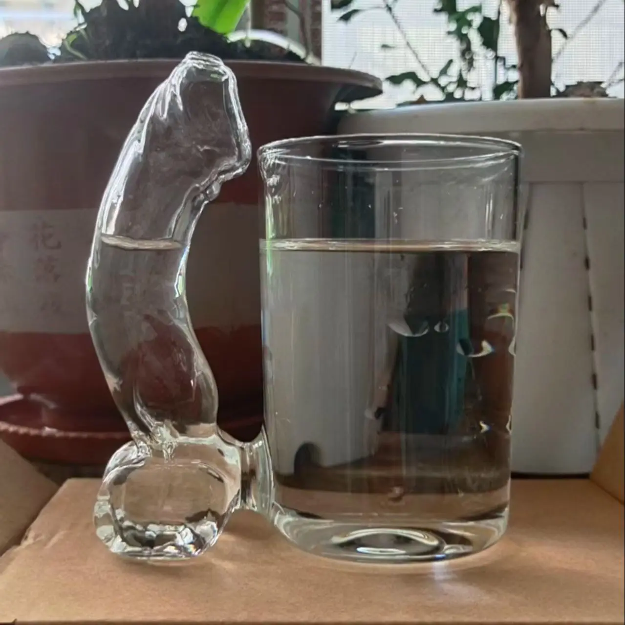 Креативная кружка для воды, персонализированная стеклянная кружка, термостойкая чашка для чая, пивная кружка, кружка для напитков и соков, кружка забавной формы, праздничный подарок.