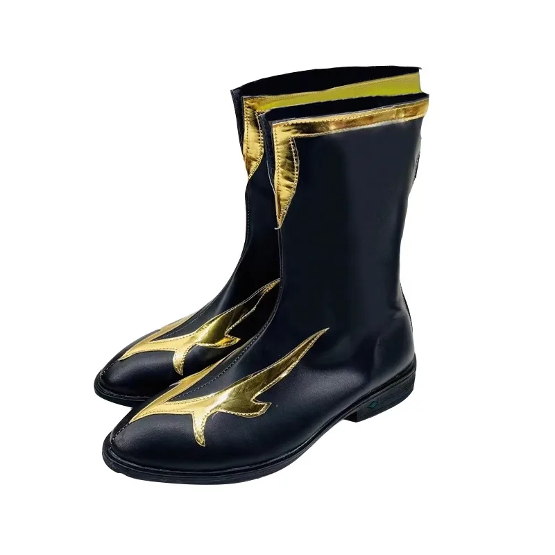 CODE GEASS Lelouch of the RE Surrection Cosplay zapatos de disfraz botas de piel sintética hechas a mano negras