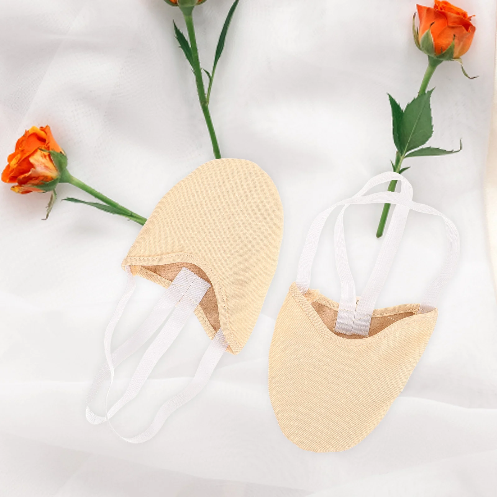 1 Uds. 1 par de zapatos de baile de media suela para mujer, zapatillas de Ballet antideslizantes transpirables para Yoga, Pilates, accesorio para pie de danza moderna latina