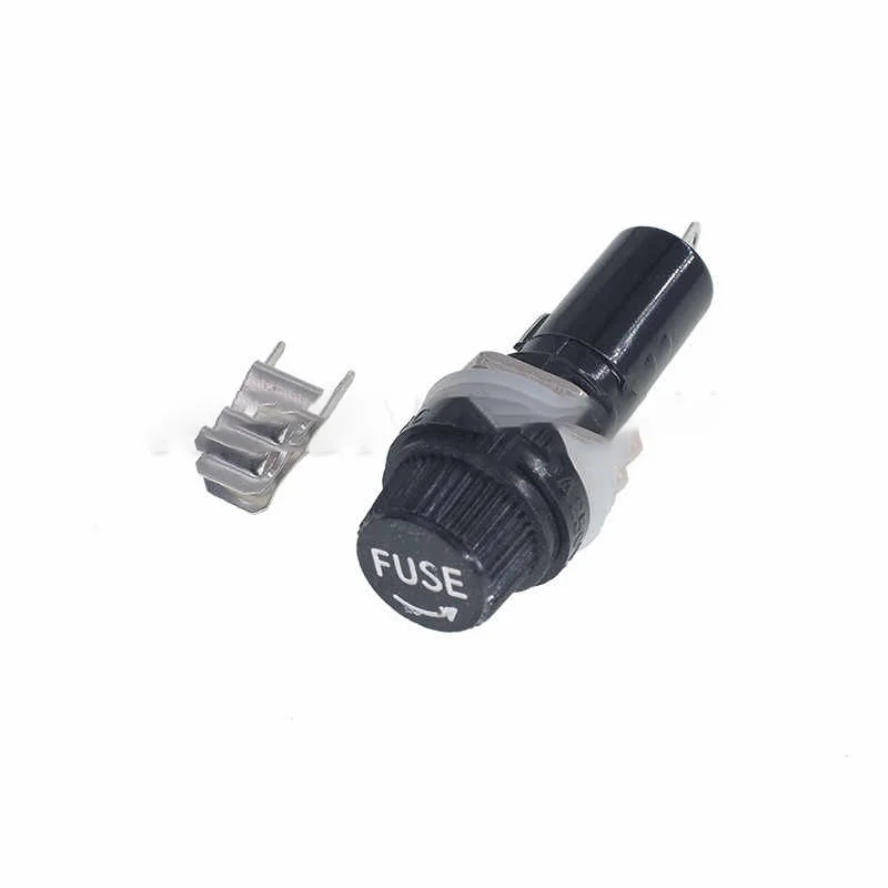 Black FUSE 6*30MM fuse clip, fuse holder, glass tube, fuse holder, fuse