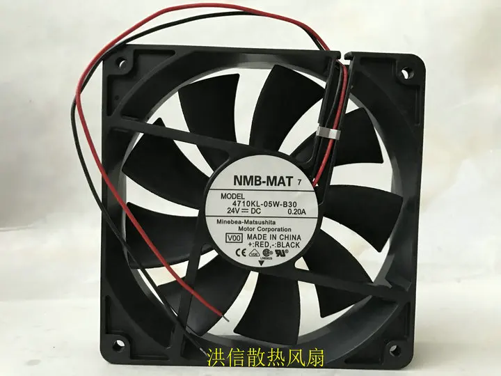 

Freight free original NMB-MAT 12025 4710KL-05W-B30 24V 0.20A converter cooling fan