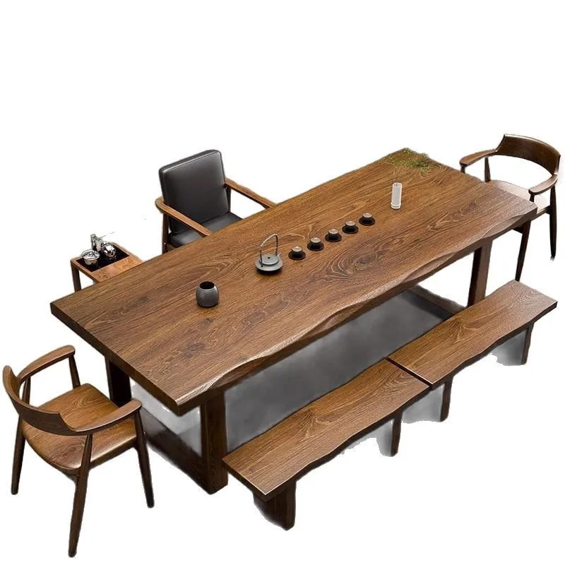 Chinese Solid Wood Table for Office Sturdy Construction Smooth Surface Easy to Use Premium Quality High Quality Easy to Clean