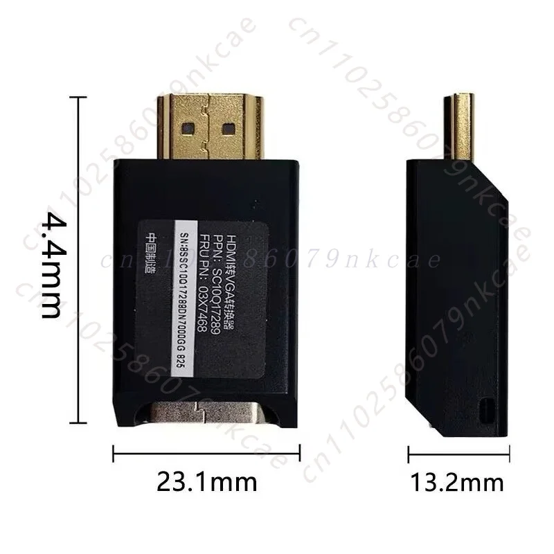 For Lenovo standard hdmi to vga high definition adapter laptop monitor tv projector converter