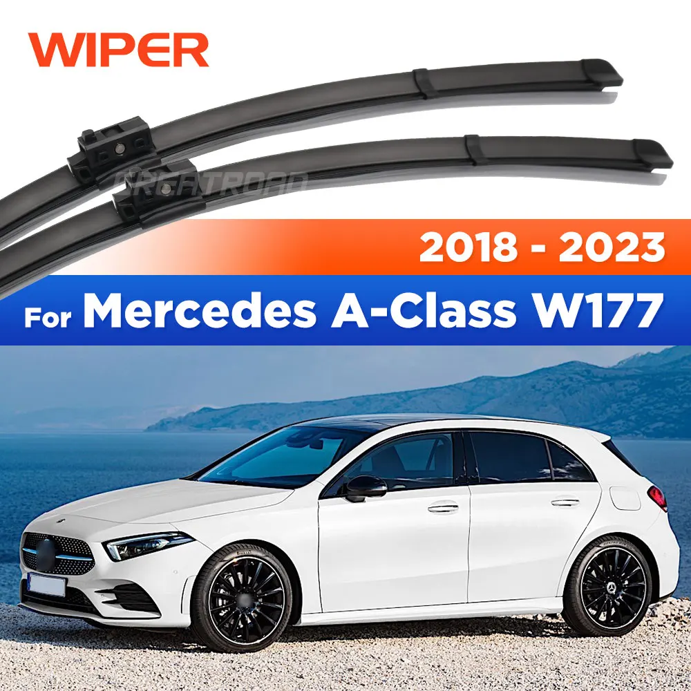 Limpiaparabrisas OEM Fit/limpiado silencioso para mercedes-benz Clase A W177 2018-2023 2019 2020 2021 2022 limpiaparabrisas 24 "+ 19"