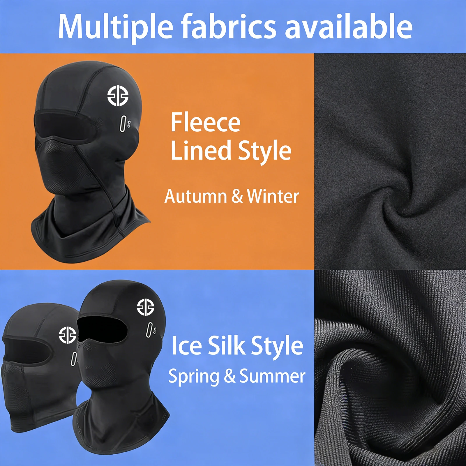 Motorcycle Balaclava  Quick-dry Summer UV Protection Breathable Hole Winter Warm For Kawasaki Ninja H1 H1R H10R H2 H2R H125R
