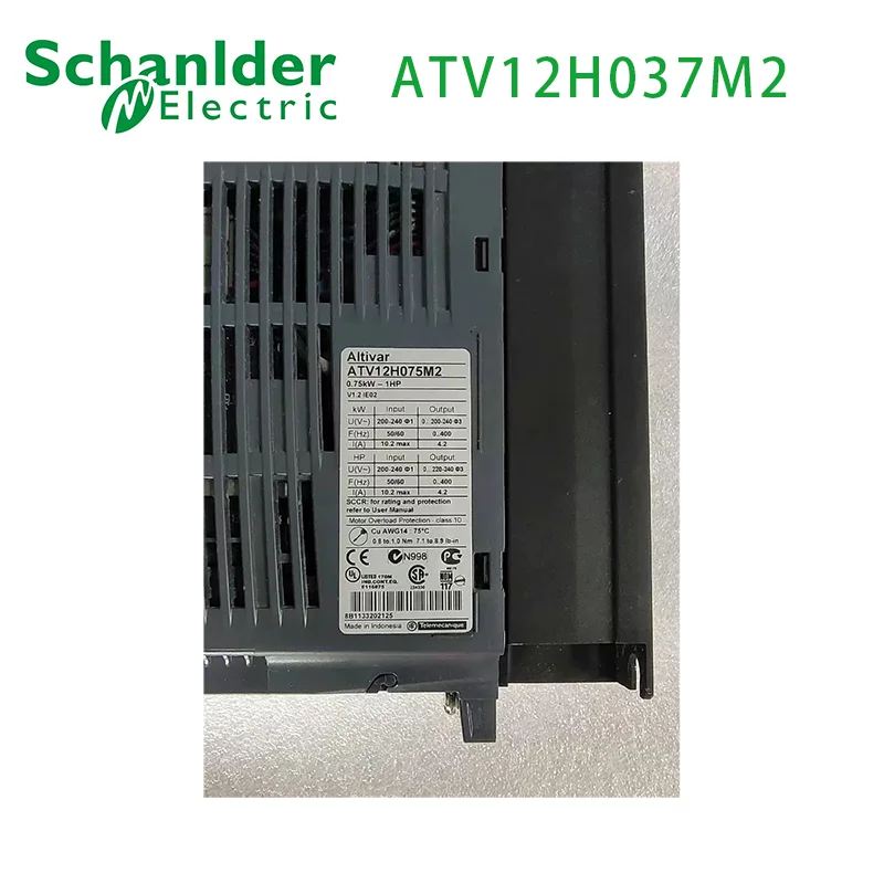 SATV12H037M2, 220v 0.37kw inverter econd-hand Test OK