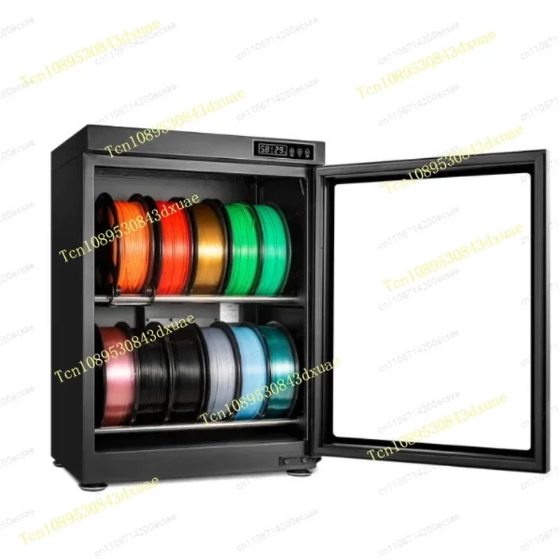 Intelligent Dehumidifying Cabinet Moisture-proof Storage for 3D Printing Filaments Like PETG ABS and TPU