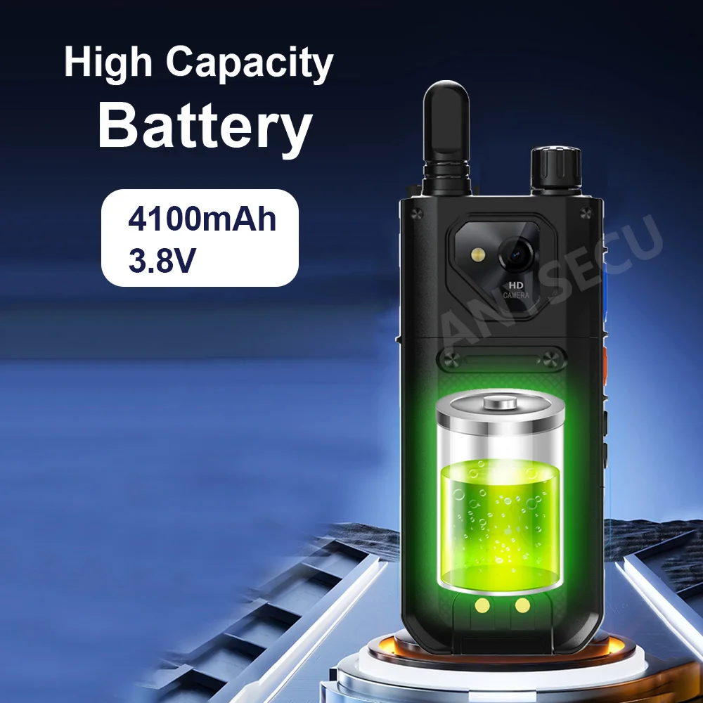 2025 جديد لاسلكي تخاطب SL8541 W70 أندرويد 10.0 4G شبكة راديو 1.4 بوصة MAX-3W مكبر الصوت IP68 3.8 فولت 4100 مللي أمبير مع Realptt/ZELLO