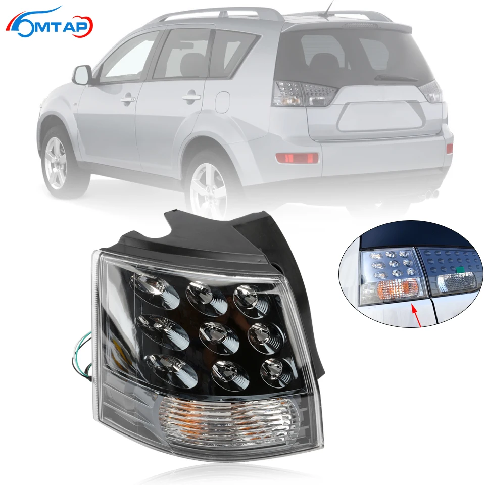 MTAP Left Right Outer Rear Taillight Taillamp Stop Lamp For Mitsubishi Outlander EX 2008 2009 2010 2011 2012 8330A379 8330A380