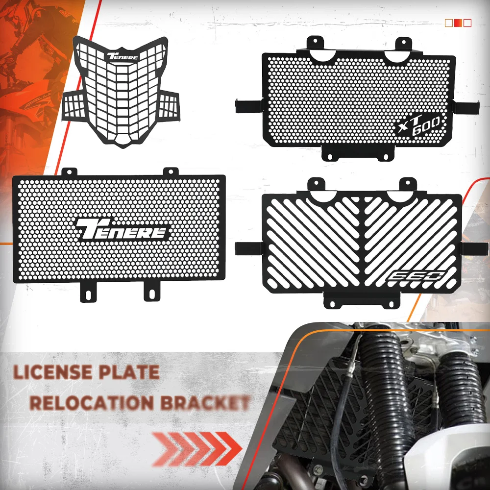 

For Yamaha XT 660 Z Tenere 2007 2008 2009 2010 2011 2012 2013 2014 2015 2016 XT660Z Motorcycle Radiator Grille Grill Guard Cover