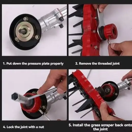 Greenhouse Weeding Head Accessories Garden Brush Lawn Mower Cutter Blade Garden Head Brush Garden Yard Grass Cutter Tools