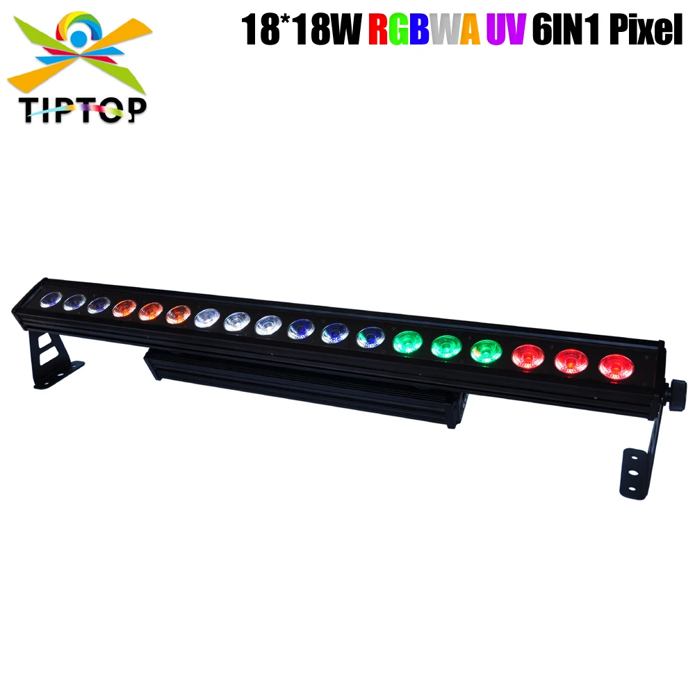 

Gigertop Waterproof 18x18W Running Pixel Led Wall Washer Light 100cm Long IP65 Outdoor Using 11/29/108/119CH DMX/Sound/Auto Mode