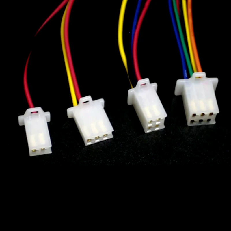 1Pair 2.8mm 2/3/4/6/9Pin Automotive Electrical Wire Connector Motorcycle Ebike Car Male Female Plug Cable Terminal Kits 15CM