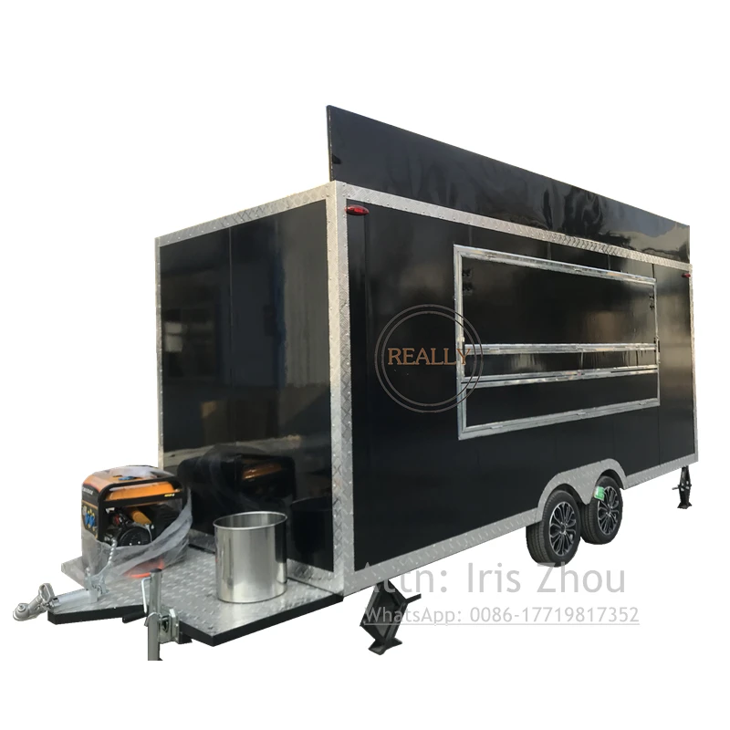 Mobile Smoothie Truck Food Truck Mobile BBQ Trailer Ice Cream Vending Trailer For Sale