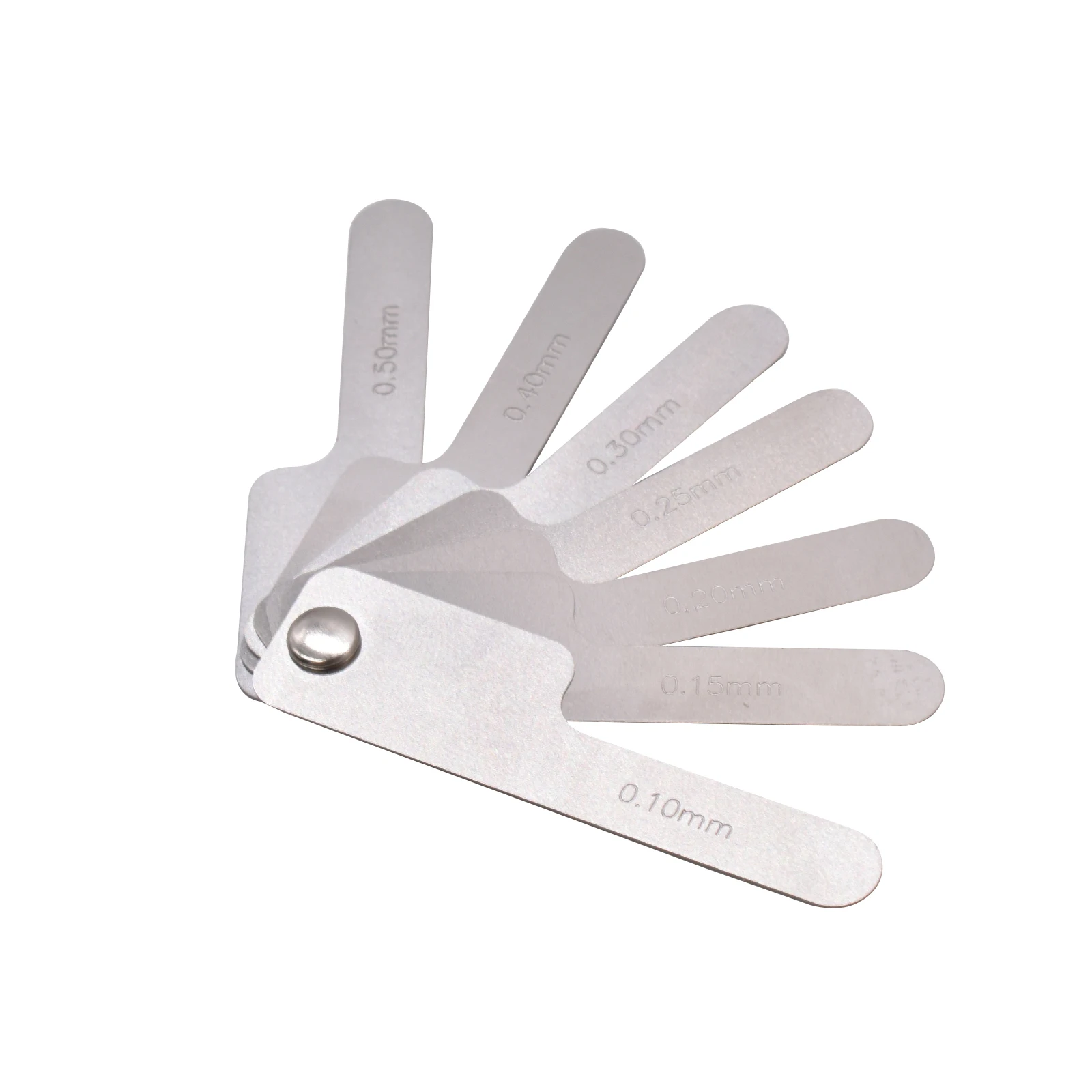 7pcs/set Dental Interproximal Measuring Ruler Stainless Steel Tooth Gap Measure Gauge Orthodontic Tools