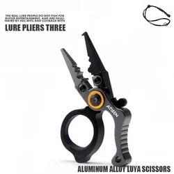 Aluminum Alloy Pliers Mini Lure Pliers Ring Openers Fishing Multitool Hook Remover Braided Fishing Line
