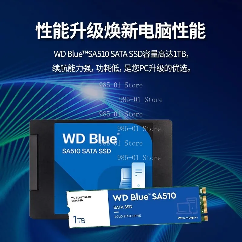 Blue SA510 SATA III SSD 500GB 1TB 2TB 4TB Internal Solid State Drive for Desktop Laptop Upgrade