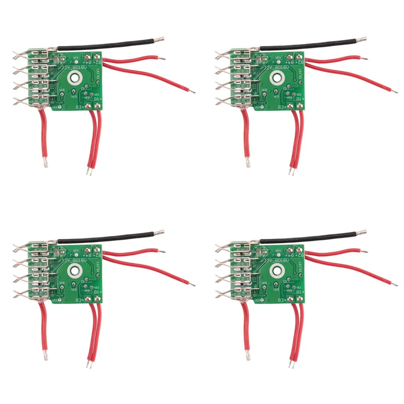 4X Li- Battery Charging Protection Circuit Board PCB For Black Deckers 20V LB20 LBXR20 Power Tools Battery-Y05A