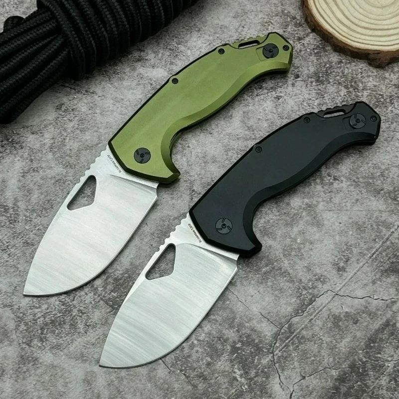 

FX SK02 Pocket Folding Knife D2 Blade Aluminum Handl edc multitool knives utility Daily at home outdoor bushcraft tactical knife