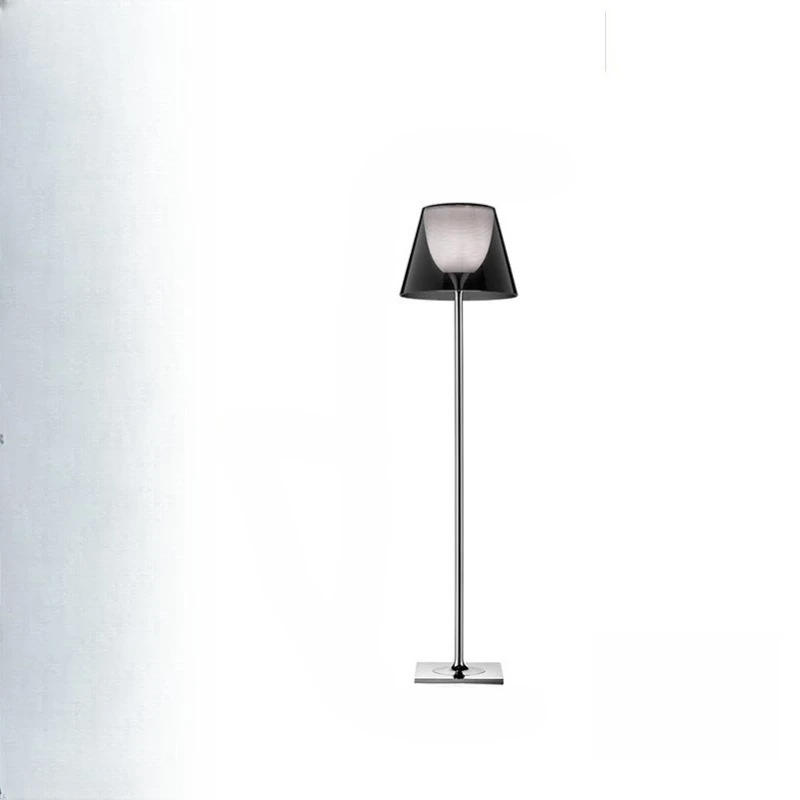 

Italian minimalist shelf floor lamp designer creative French light luxury living room study bedroom bookshelf vertical lamp