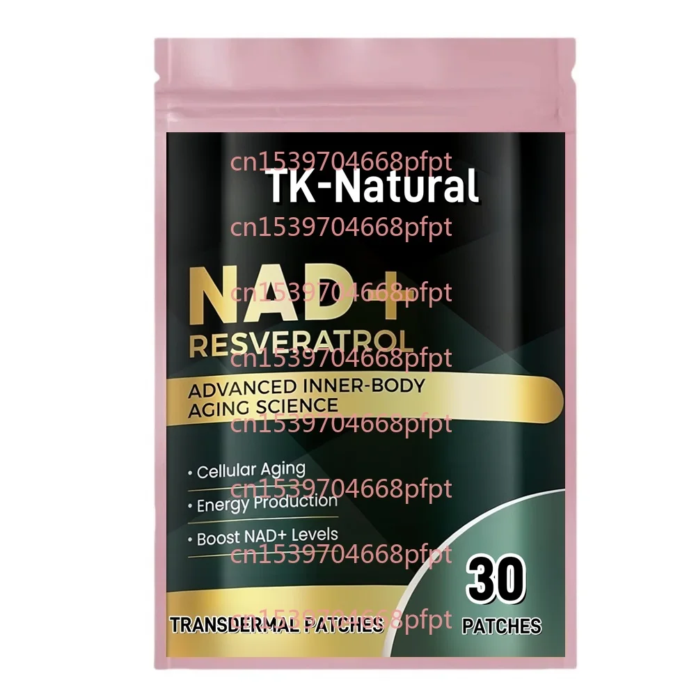

30 патчей NAD+ Transdermal Patches с Trans Resveratrol — усиление уровней NAD+, энергией и антивозрастной поддержкой