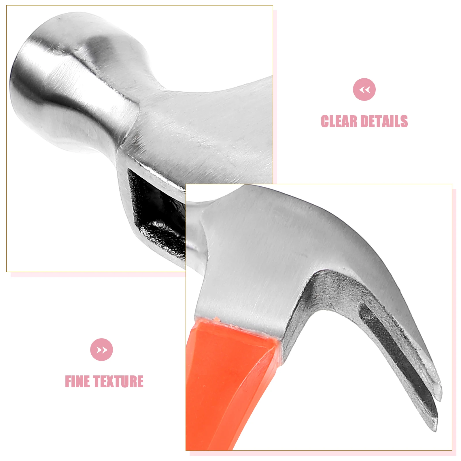

Professional Claw Hammer Heavy Duty Woodworking Nail Hammer Non-Slip Handle For Carpenter Home Repairing Framing Tool