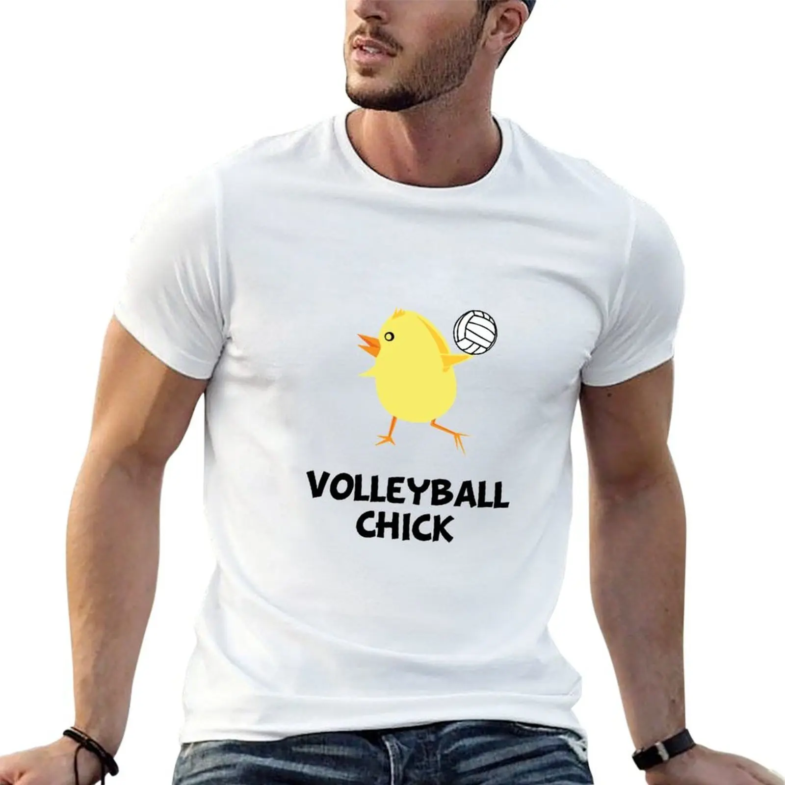 Volleyball Chick T-Shirt cute tops plus size tops shirts men