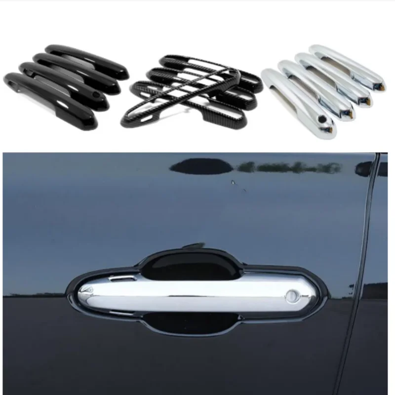 

For Toyota RAV4 2019 2020 2021 2022 2023 Sticker Body Cover Handrail Detector Frame Lamp Trim Molding Door Handle Armrest 4PCs