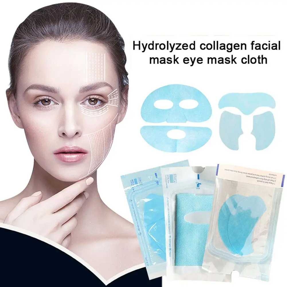 

Collagen Film Paper Soluble Facial Mask Face Skin Cheek Wrinkles Smile Sticker Lines Patches Remover Forehead Anti-aging Pa O9H2