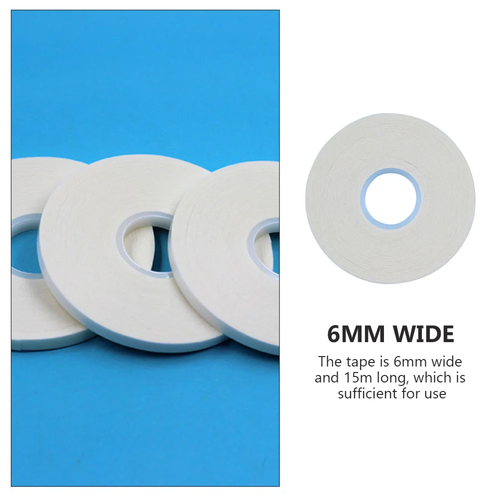 Double Sided Tape for Crafts Water Soluble Garment Wash Fixed Double-sided Fabric Fusing White Adhesive Patchwork Sewing