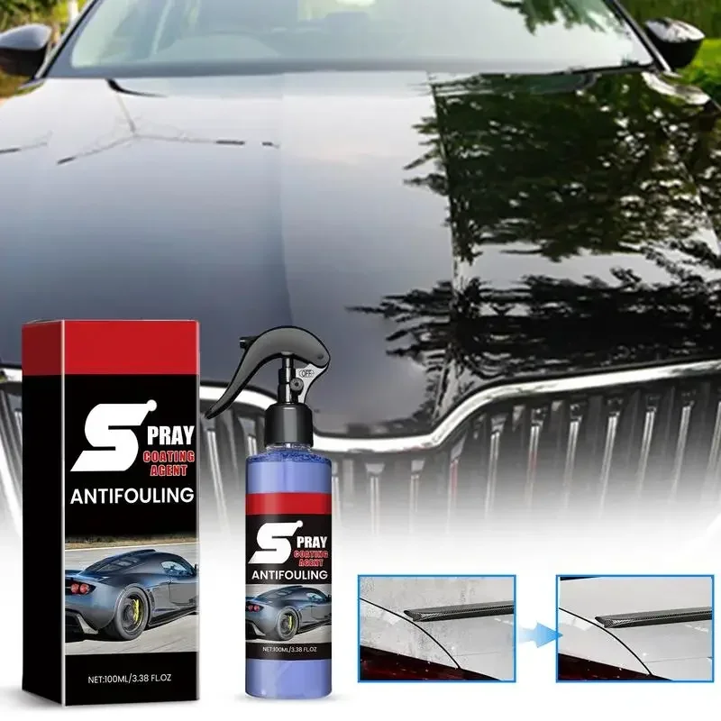 Car Coating Spray 100ml auto paint repairing polish Remove Stains Grease and Light Scratches Spray Waterproof Polishing Agent