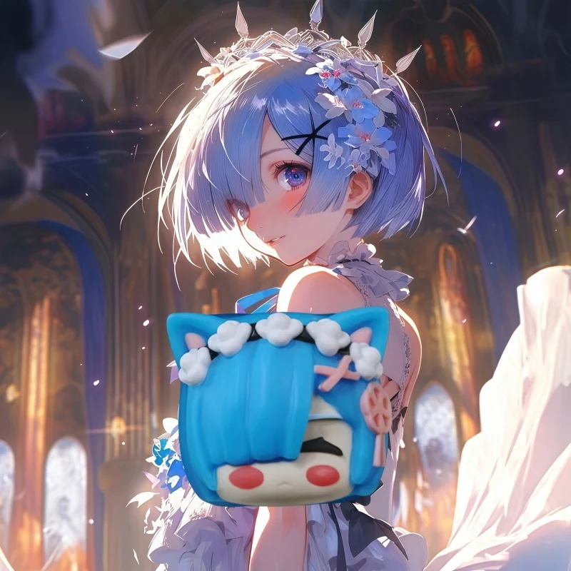 Rem Re: Starting Life In Another World Keycap Anime Animation Peripheral ESC Location Customized Original R4 High Resin Material