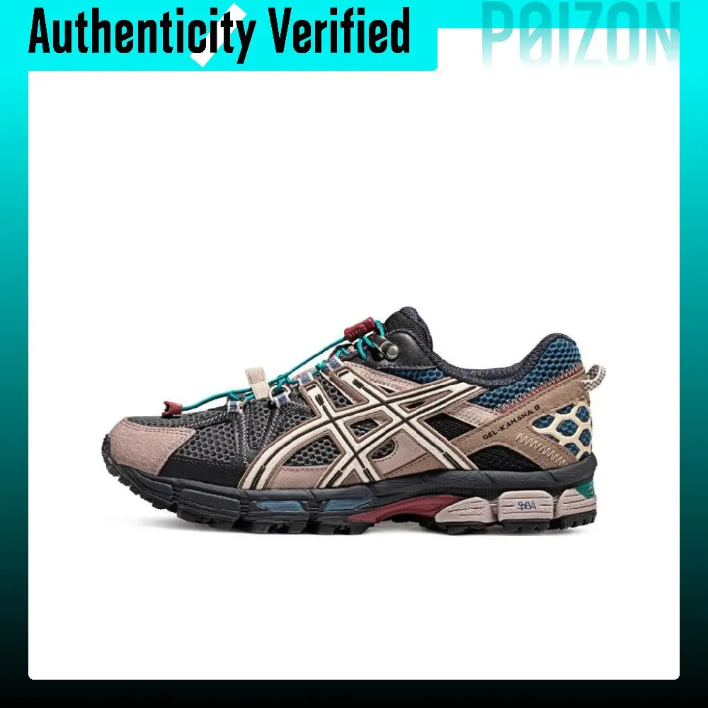ASICS Gel Kahana 8 FL Textile, Synthetic Leather Abrasion Resistant Breathable Low top Casual Trail Running 1011B828-020